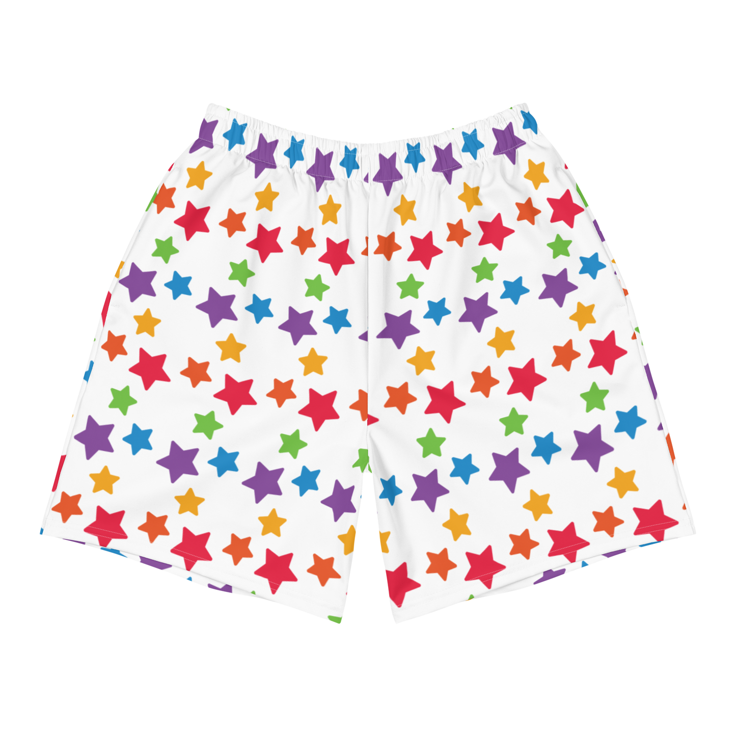 Stars Unisex Athletic Long Shorts