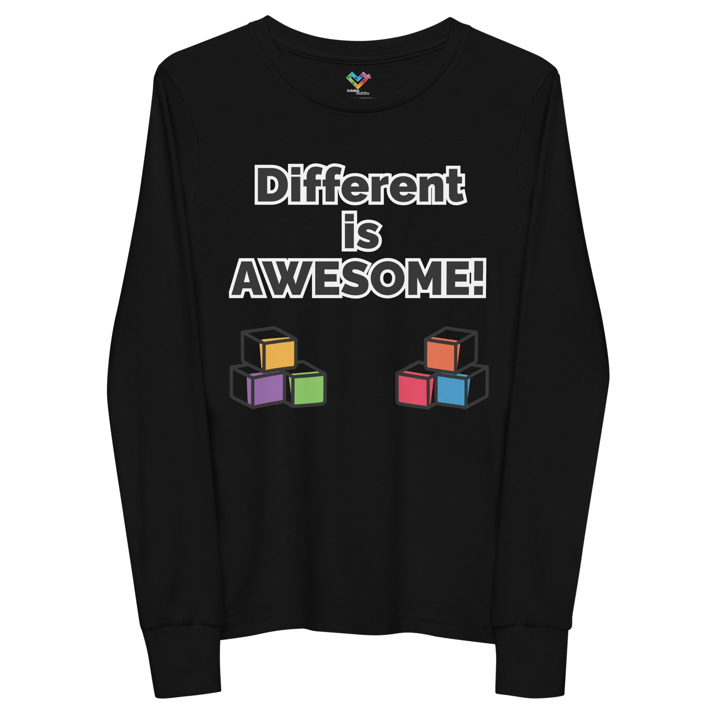 Different is AWESOME! Youth long sleeve tee