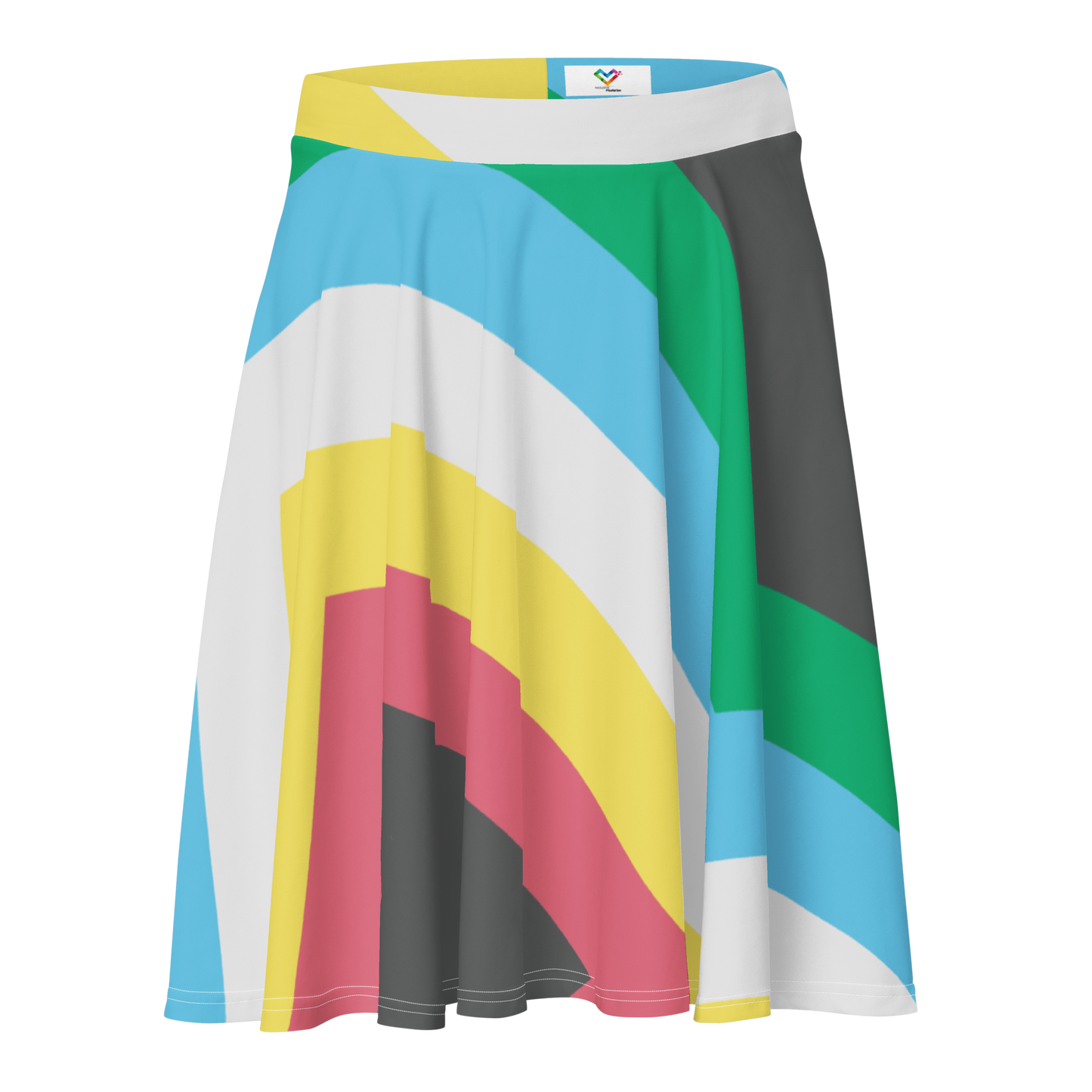 Disability Pride Flag Skater Skirt