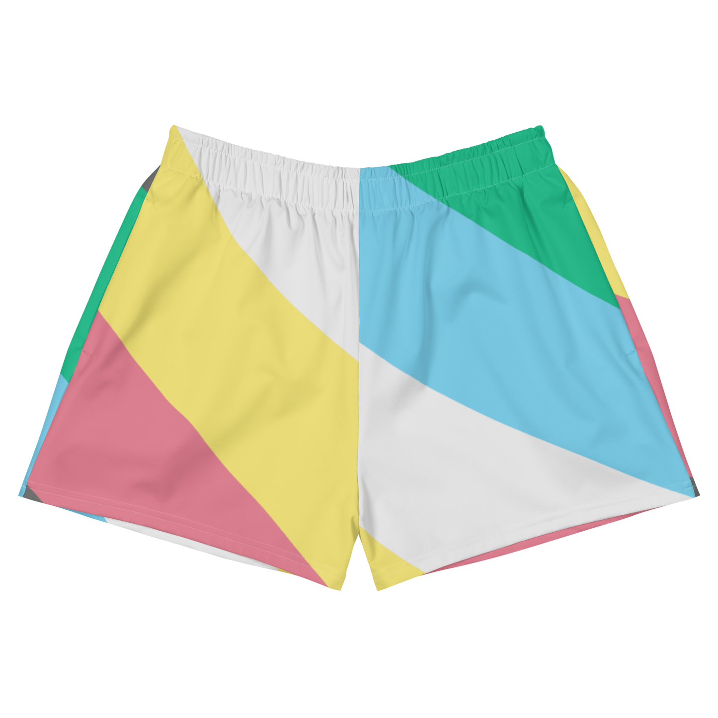 Disability Pride Flag Unisex Athletic Shorts