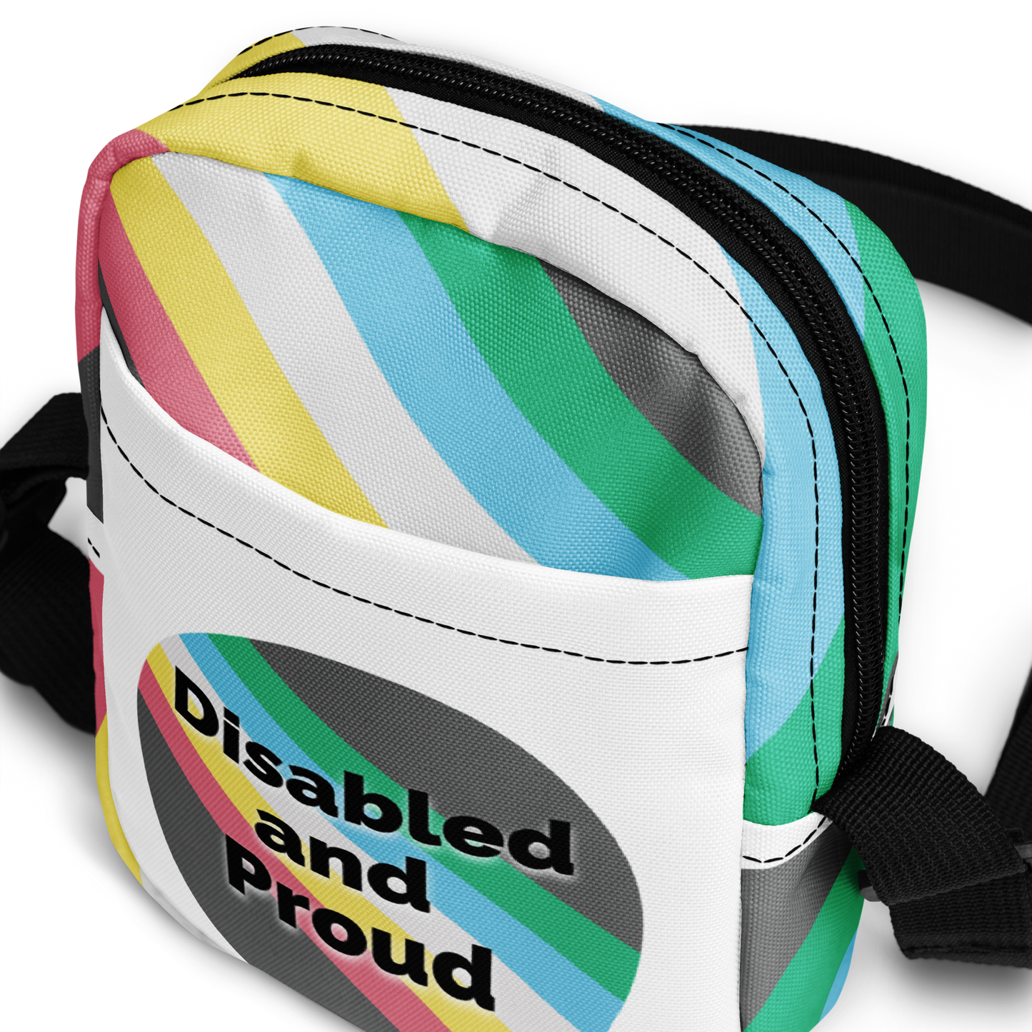 Disabled and Proud Utility crossbody bag