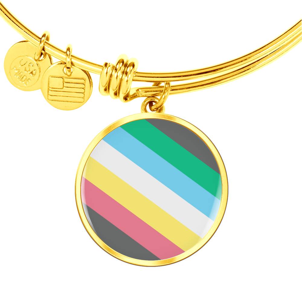 Disability Pride Flag bracelet