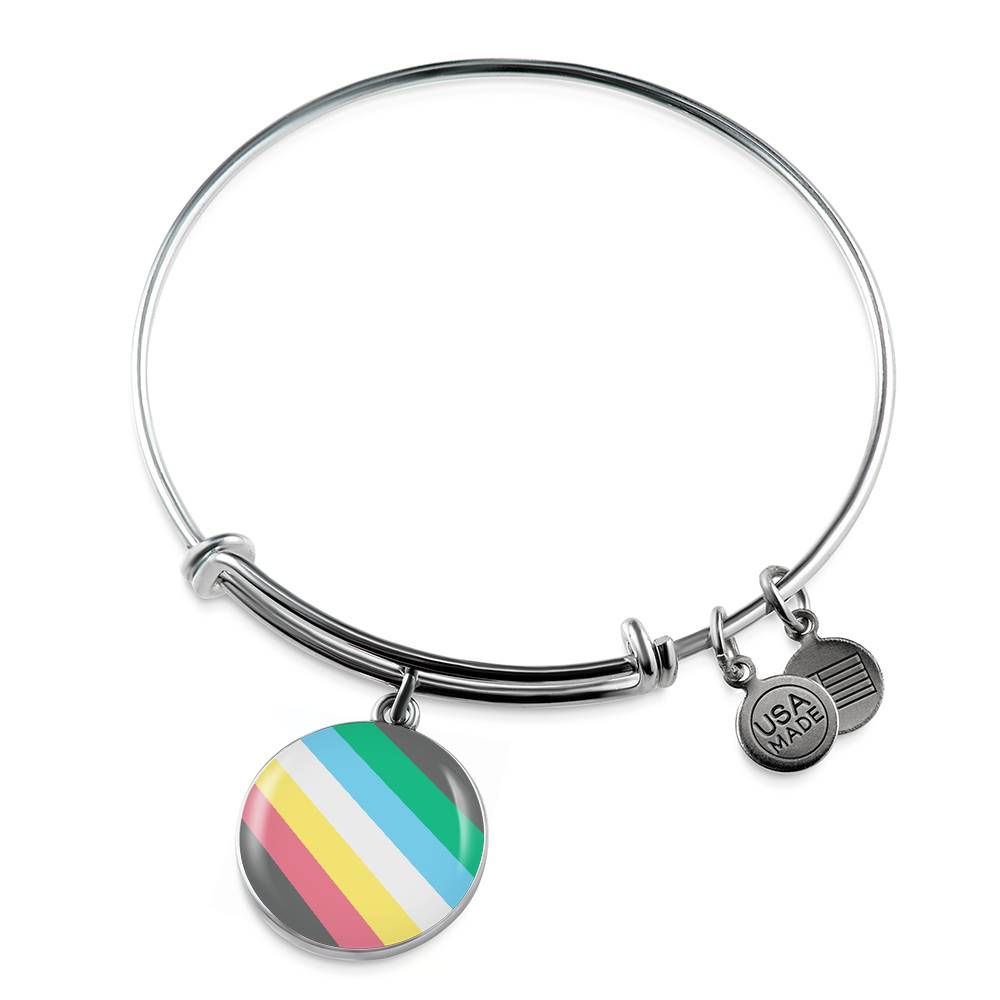 Disability Pride Flag bracelet