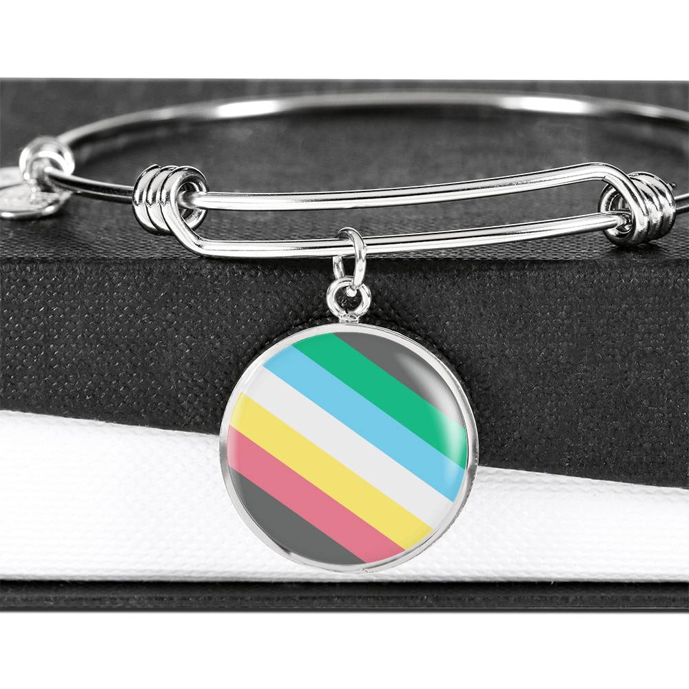 Disability Pride Flag bracelet