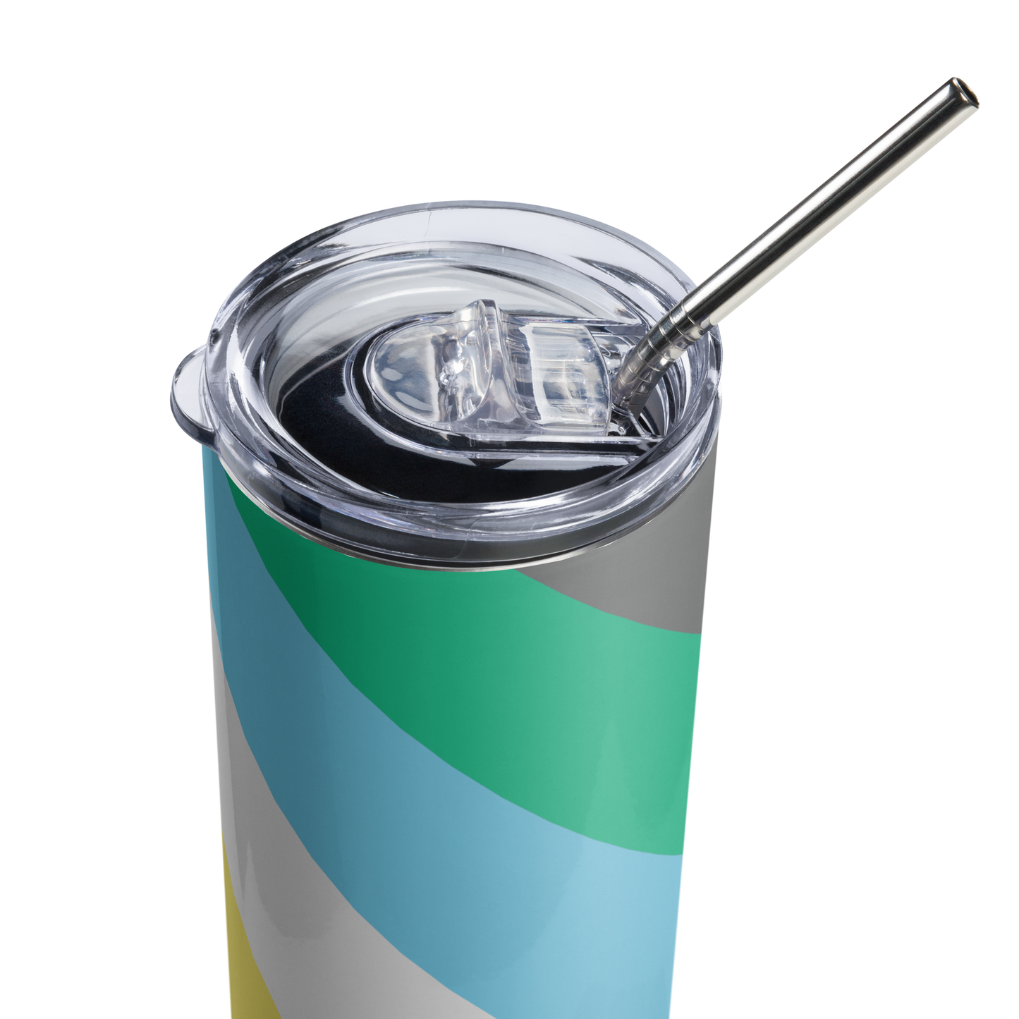 Disability Pride Flag Stainless steel tumbler