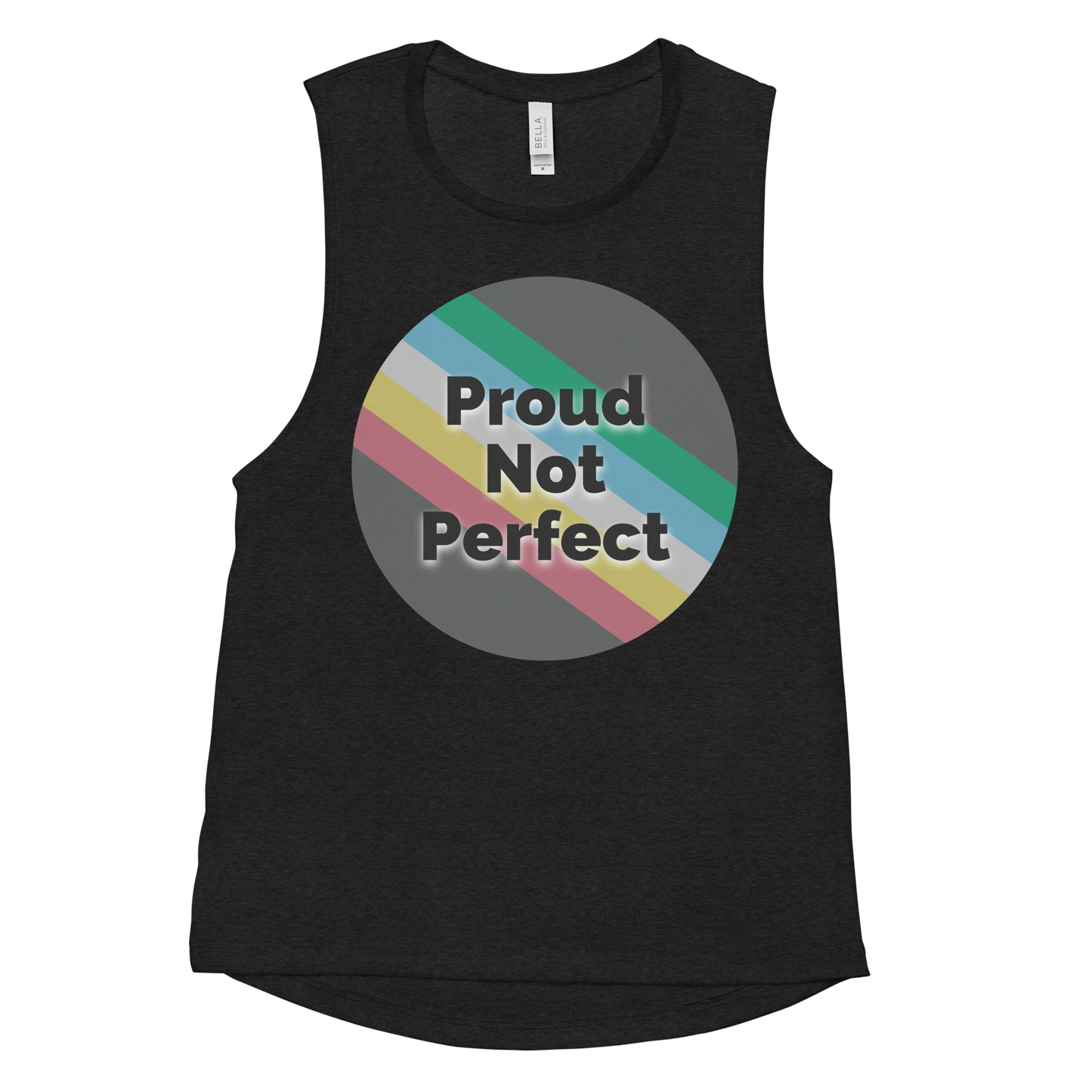 Proud Not Perfect Ladies’ Muscle Tank